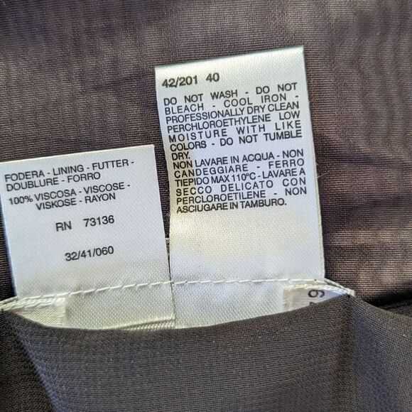 MaxMara Pull-On Silk Skirt 6 Quiet Luxury Minimalism Rebel Punk Whimsigoth - Picture 3 of 9